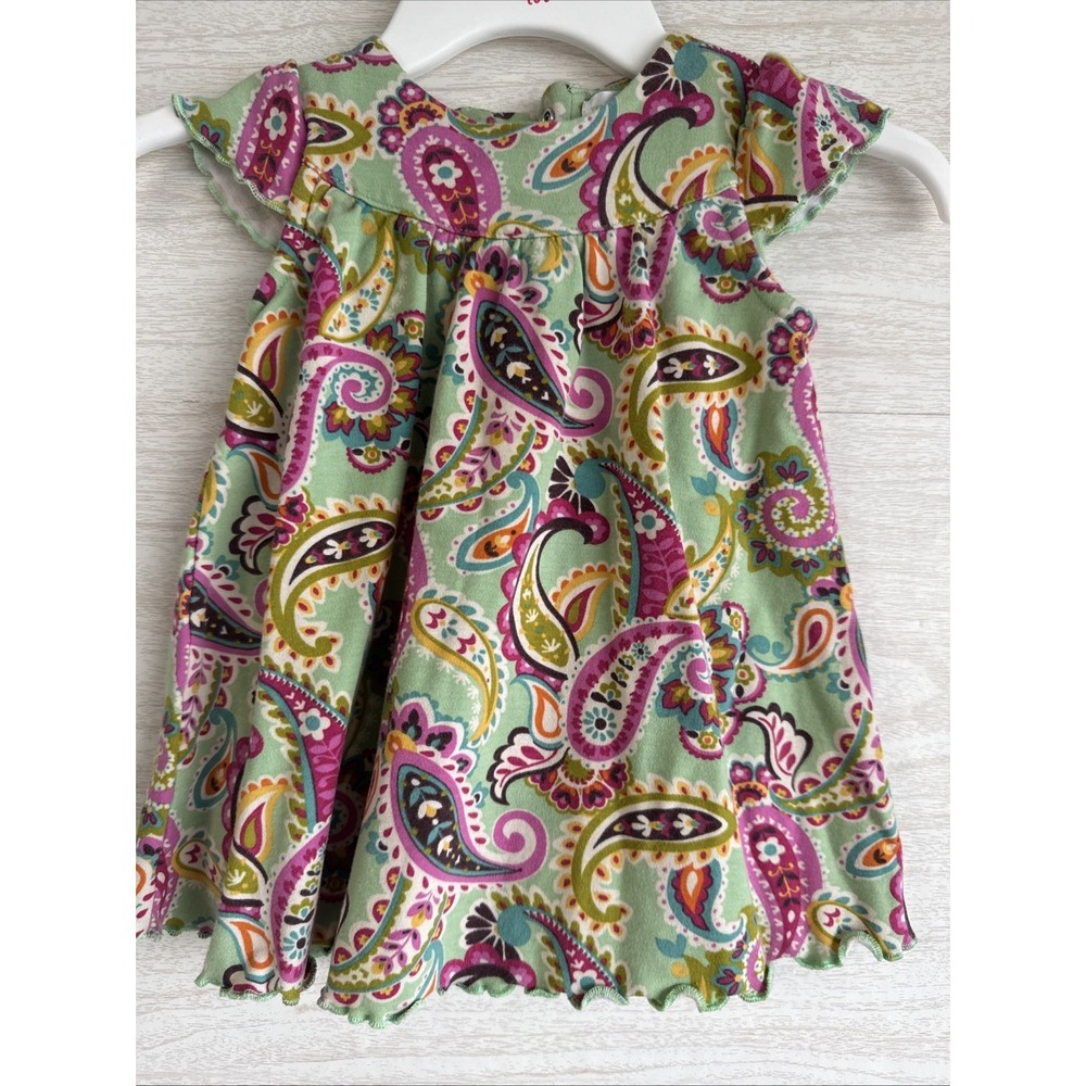 Vera Bradley Tutti Frutti paisley dress Sz 6-9 Mths
